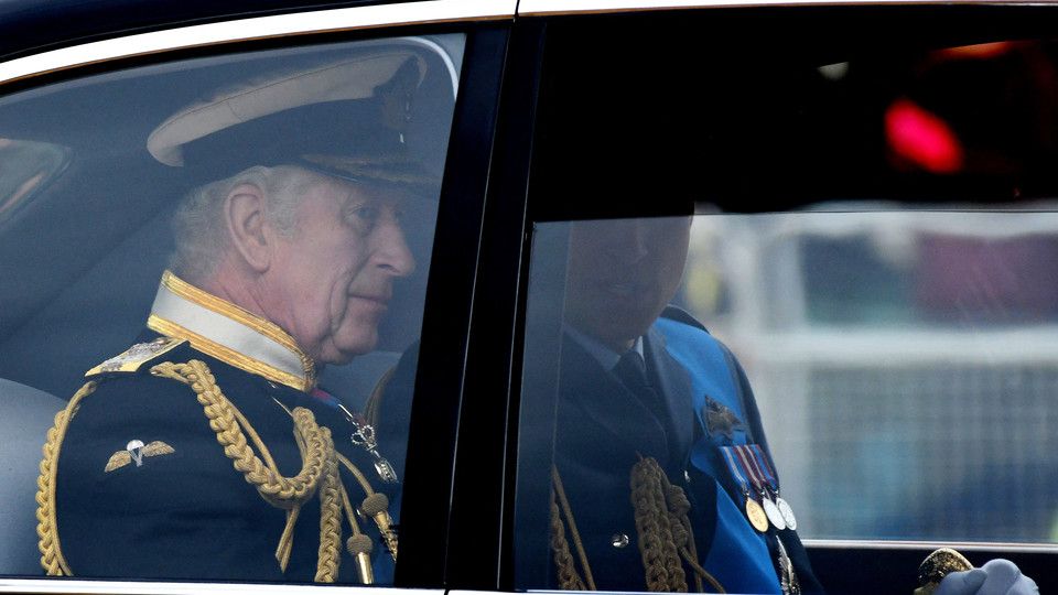 &nbsp;Carlo III verso Westminster&nbsp;