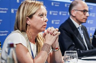 Giorgia Meloni, Enrico Letta