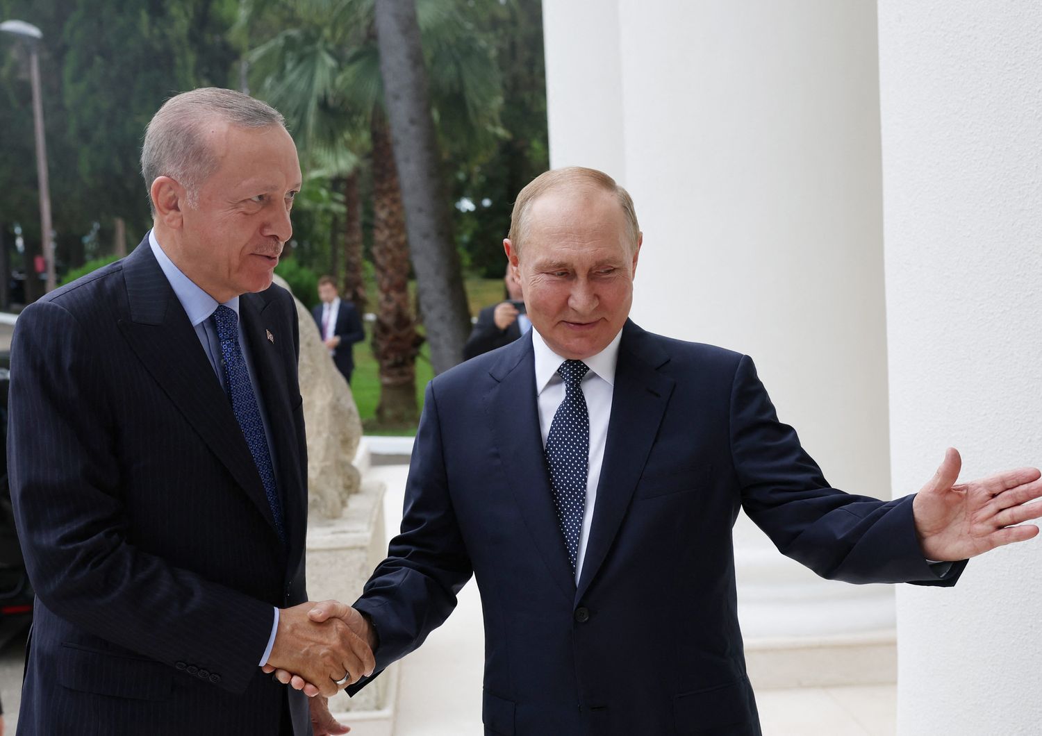 Recep Tayyip Erdogan e Vladimir Putin