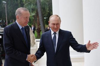 Recep Tayyip Erdogan e Vladimir Putin