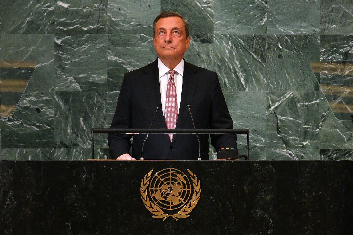 Mario Draghi all&rsquo;Onu
