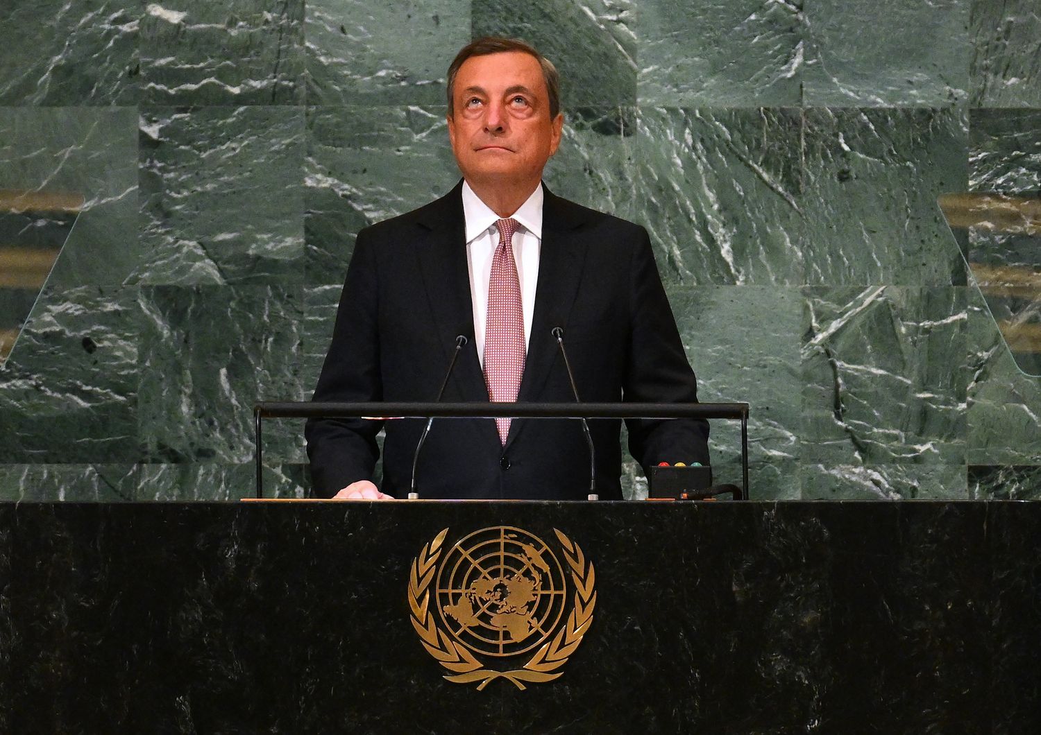 Mario Draghi all&rsquo;Onu