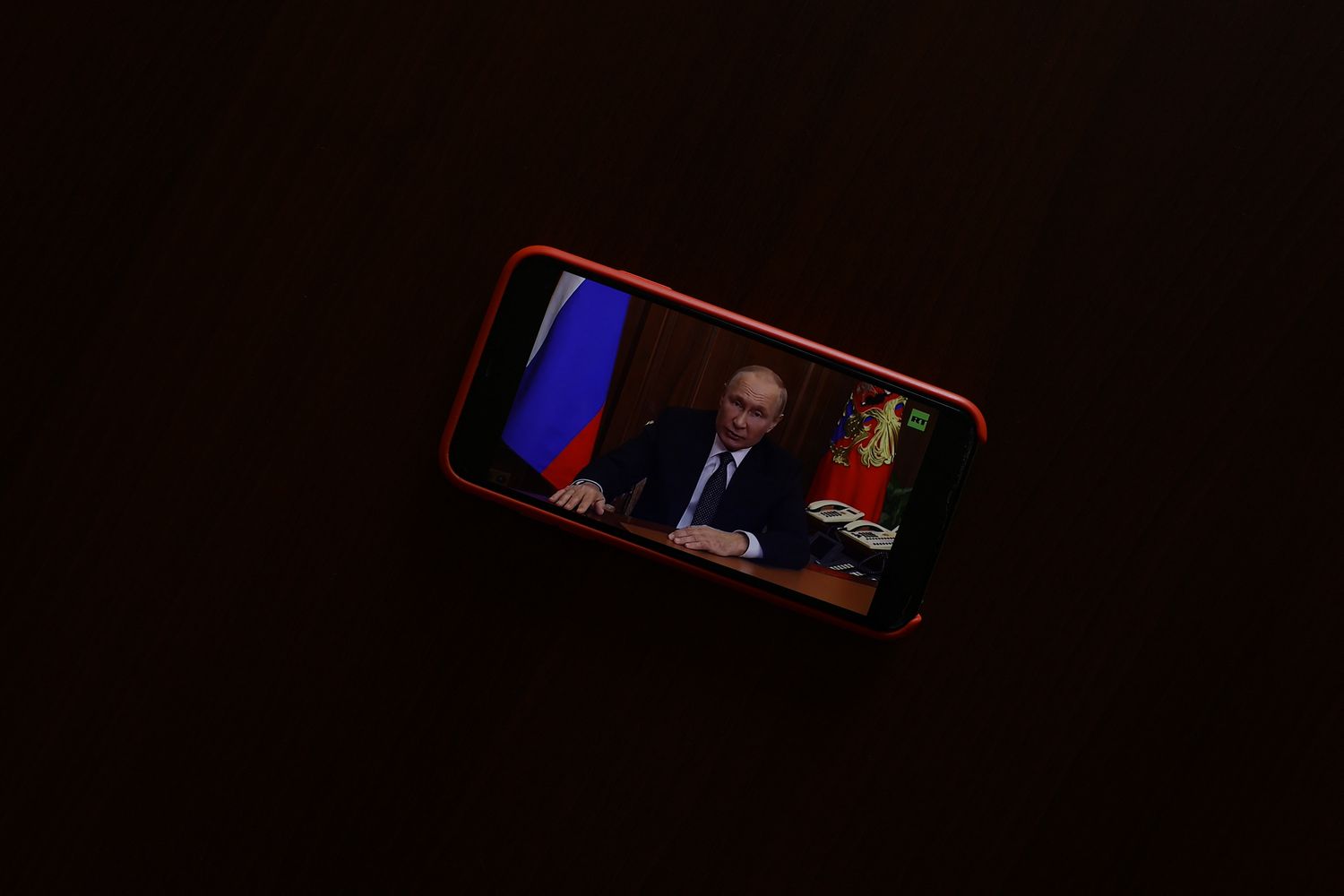 Discorso di Putin via smartphone