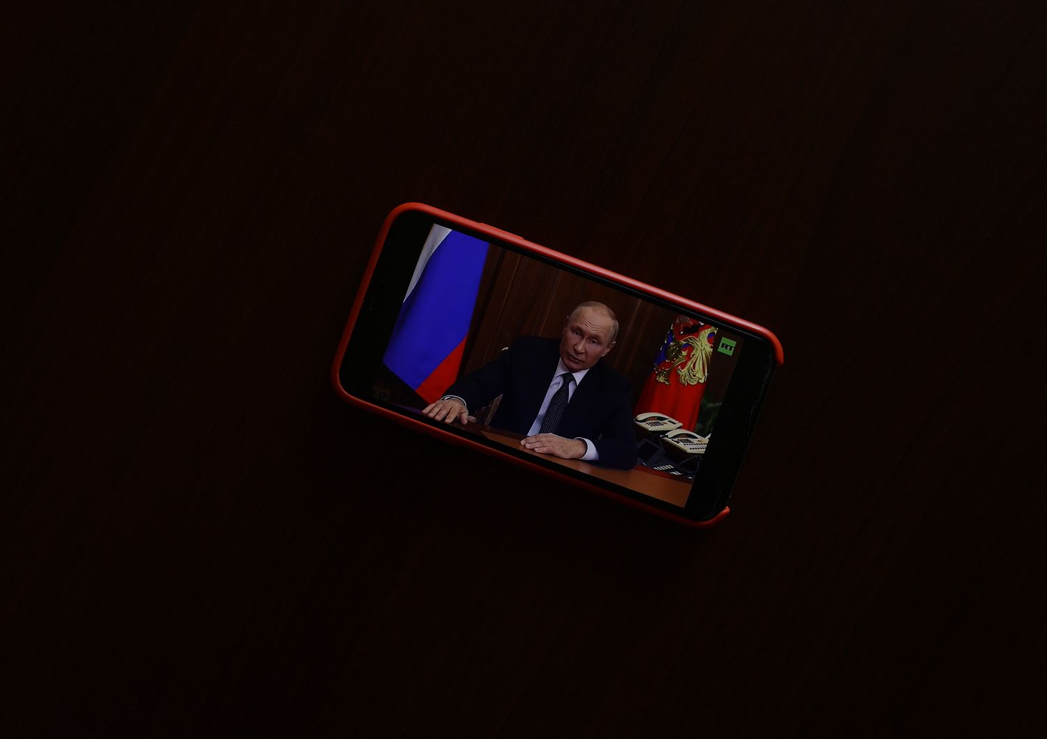 Discorso di Putin via smartphone