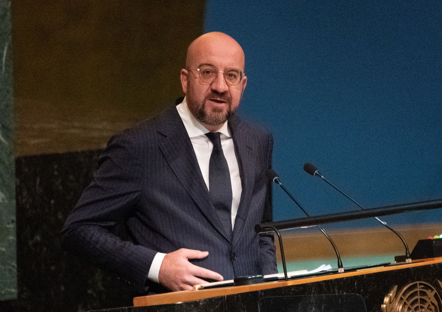 Il presidente del Consiglio Europeo Charles Michel