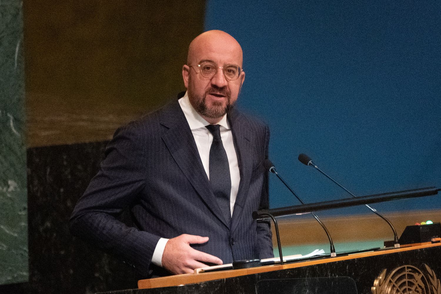 Il presidente del Consiglio Europeo Charles Michel