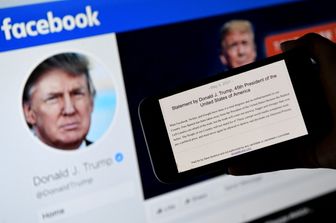 La pagina Facebook di Donald Trump prima che venisse chiusa
