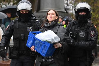 fermi a Mosca per le proteste contro la mobilitazione parziale&nbsp;