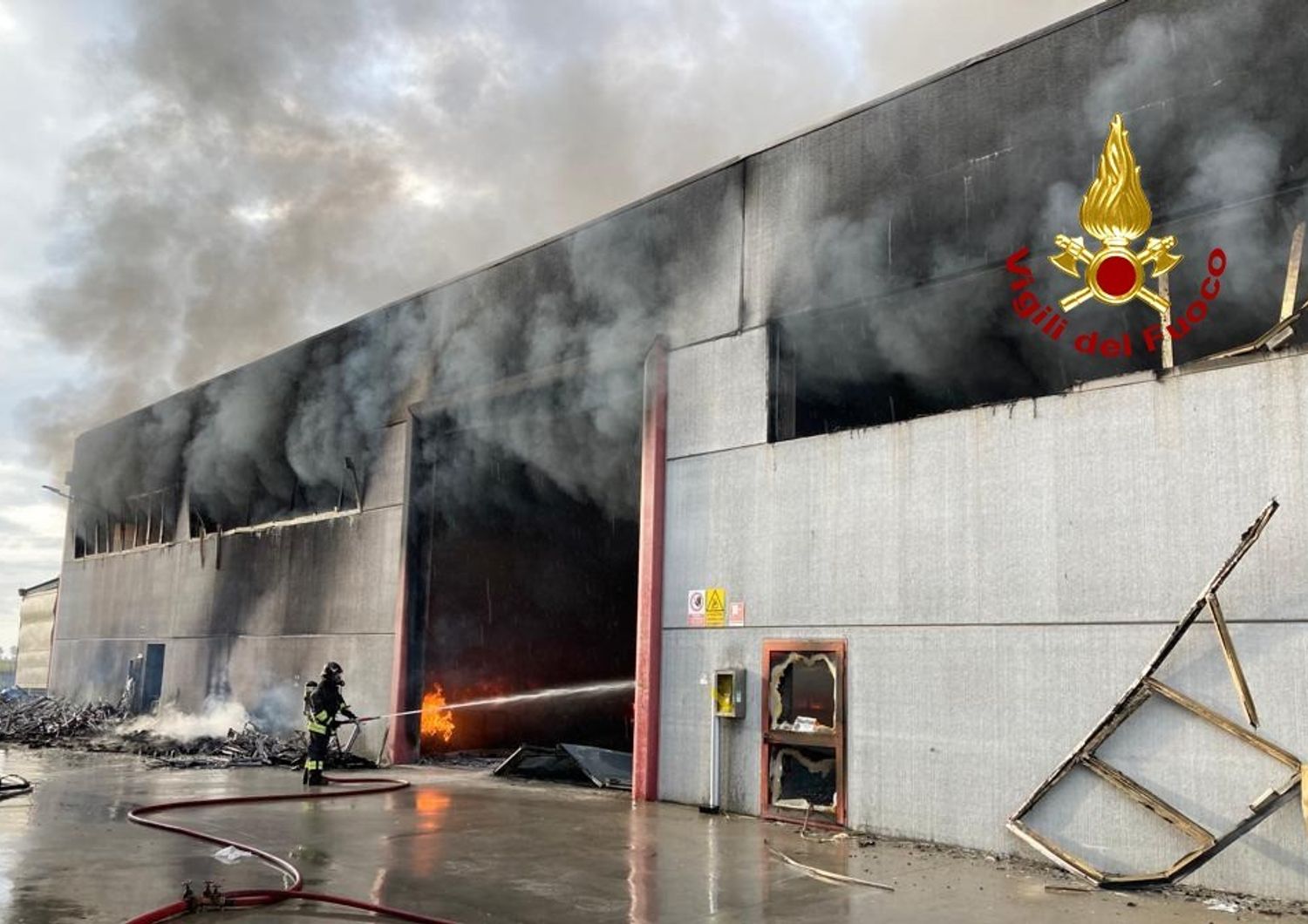 L'incendio della fabbrica di biciclette Bottecchia&nbsp;