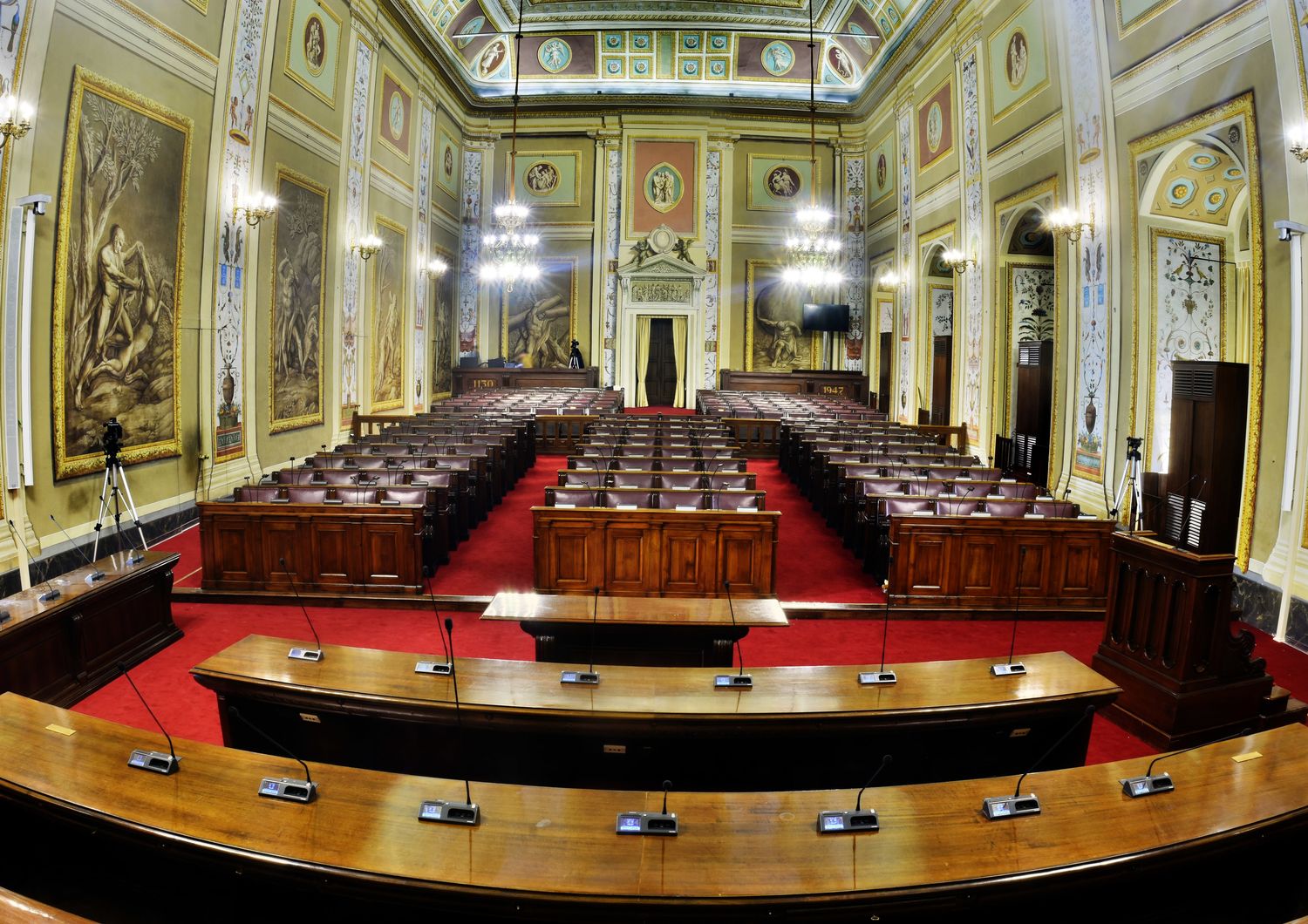 L'aula del Parlamento regionale