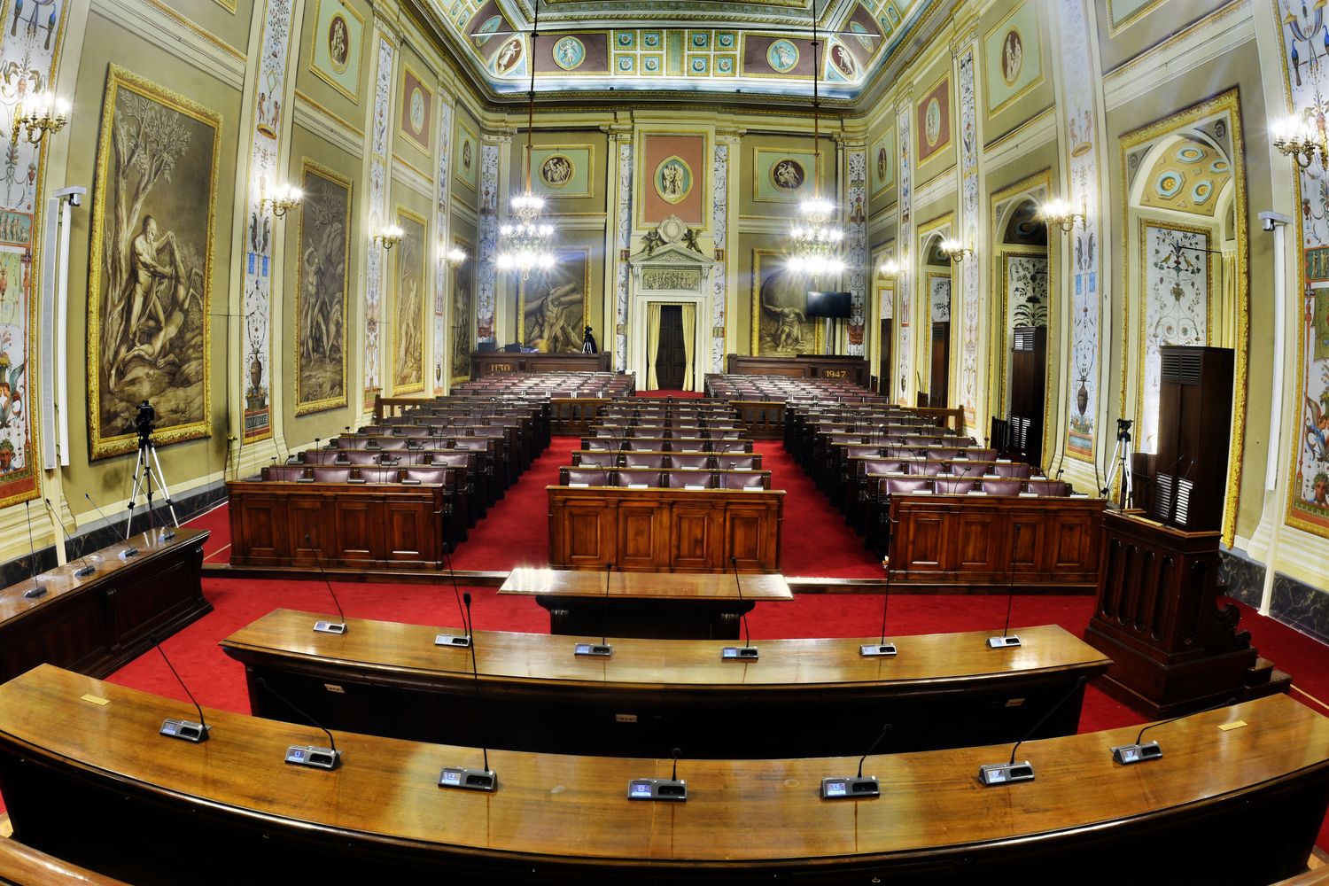 L'aula del Parlamento regionale