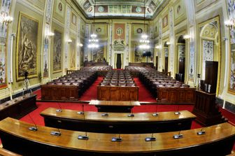 L'aula del Parlamento regionale