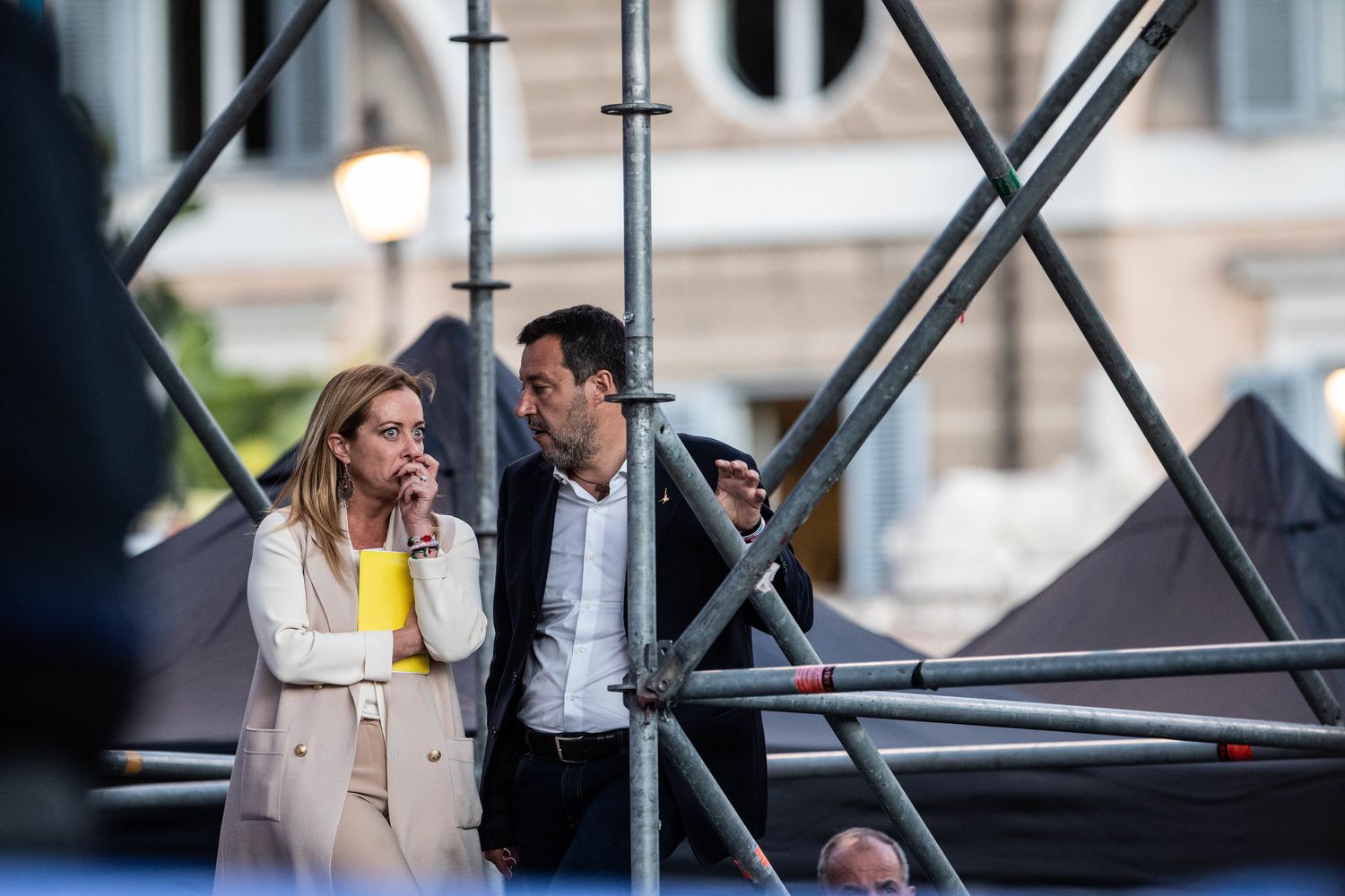 Giorgia Meloni e Matteo Salvini