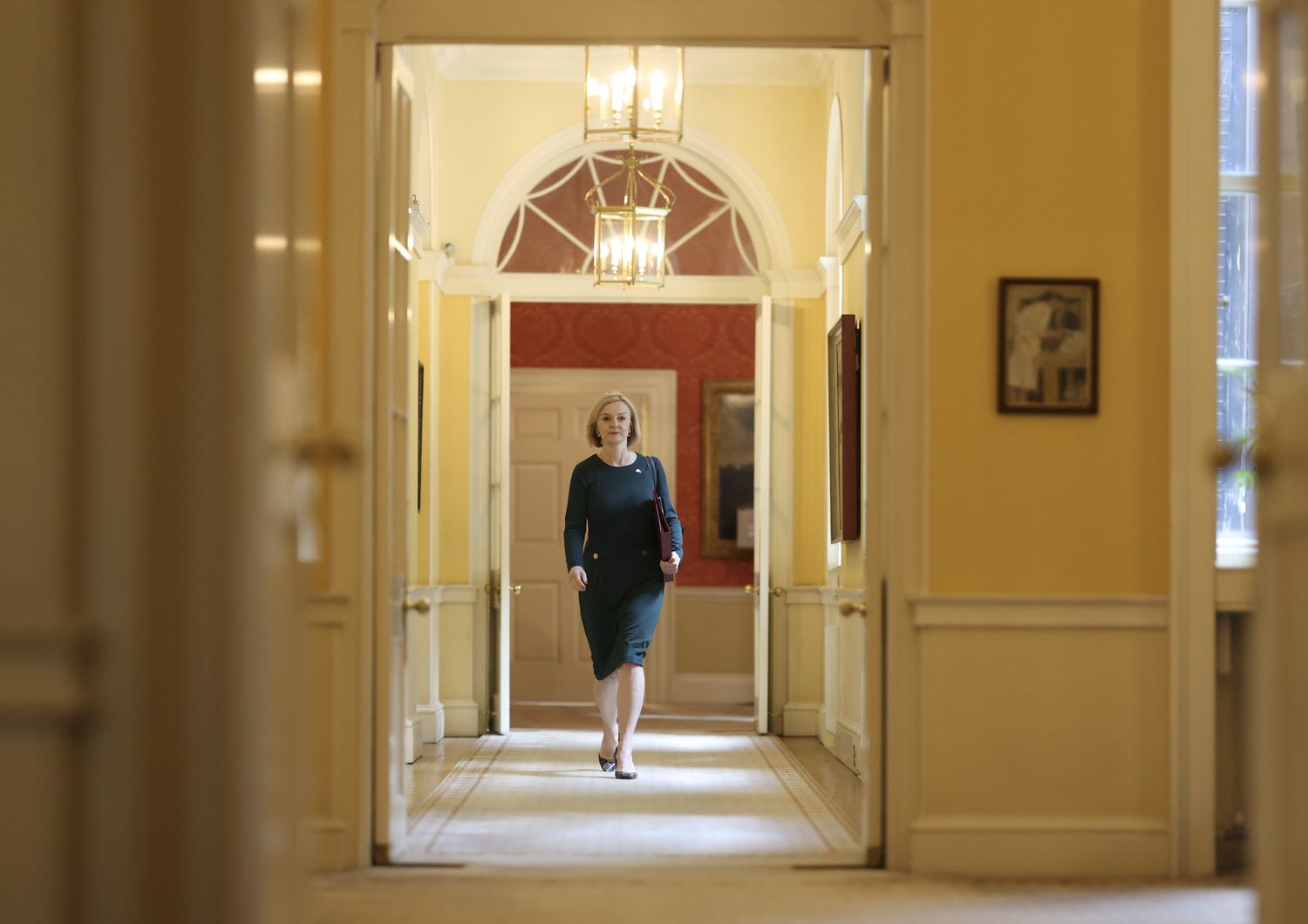 Liz Truss a Downing Street