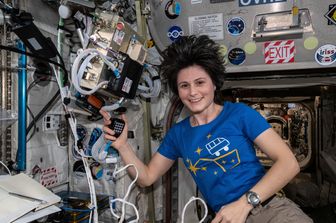 Samantha Cristoforetti a bordo della Iss