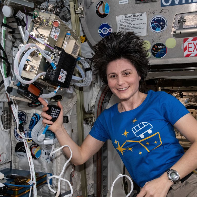 Samantha Cristoforetti a bordo della Iss