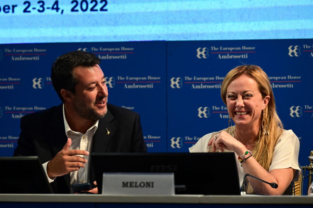 Matteo Salvini e Giorgia Meloni