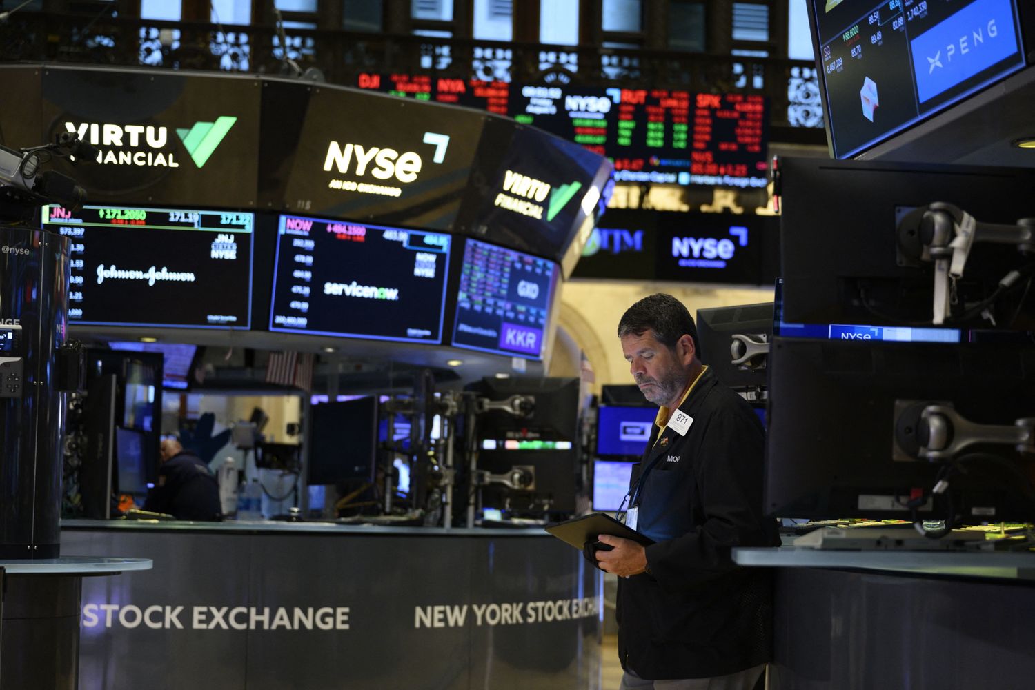 Operatore finanziario Borsa di New York