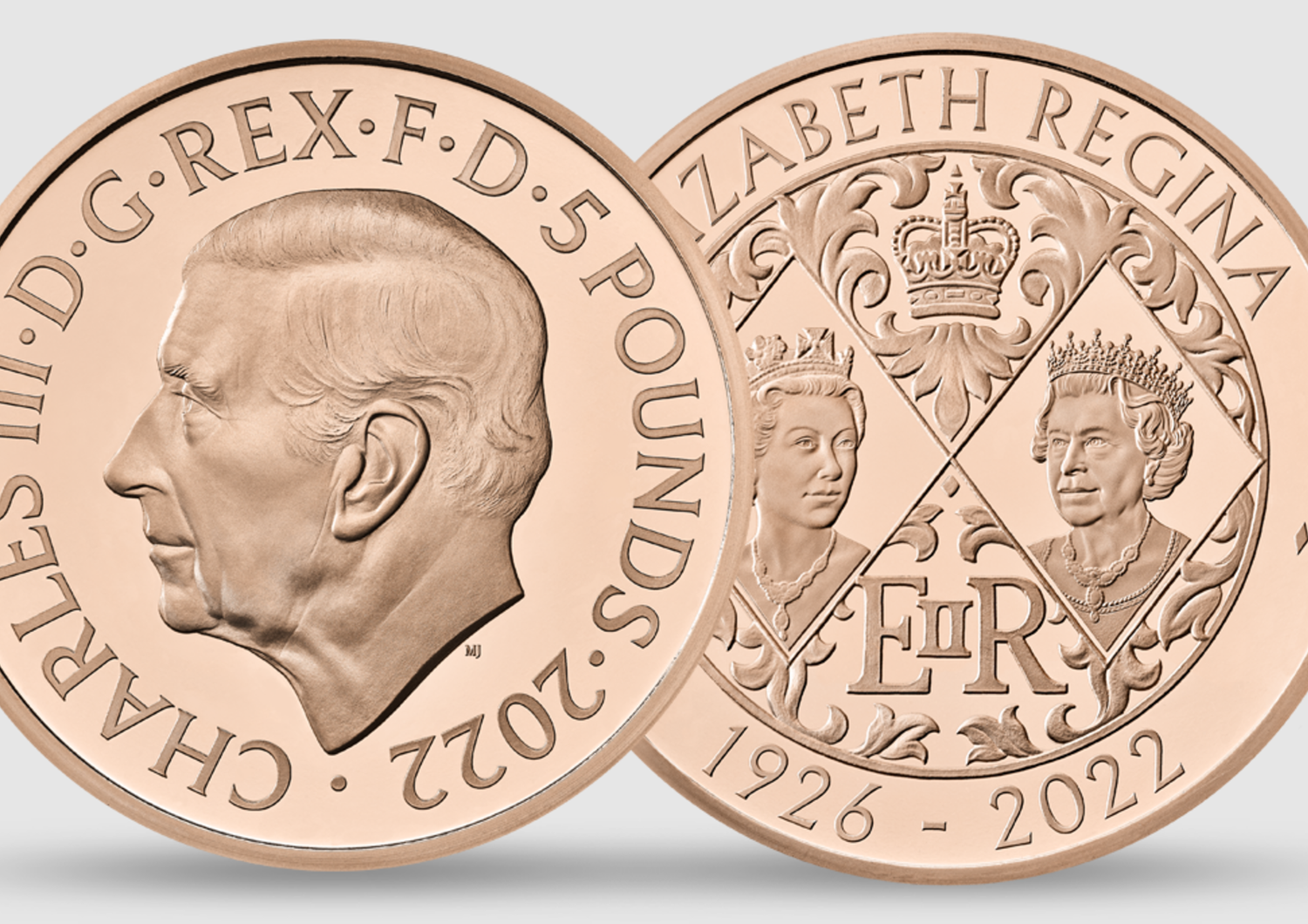 La nuova moneta con l'immagine di re Carlo III&nbsp;