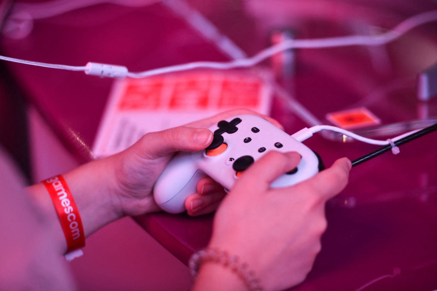 Un controller di Stadia
