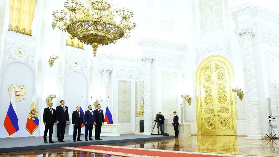 Le celebrazioni per l&rsquo;annessione dei 4 territori alla Russia