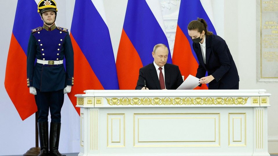 La firma di Putin