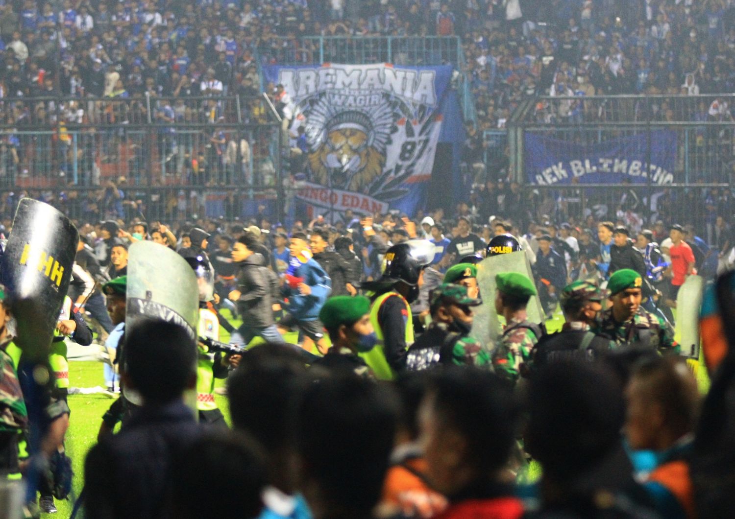 Incidenti allo stadio di Malang in Indonesia&nbsp;