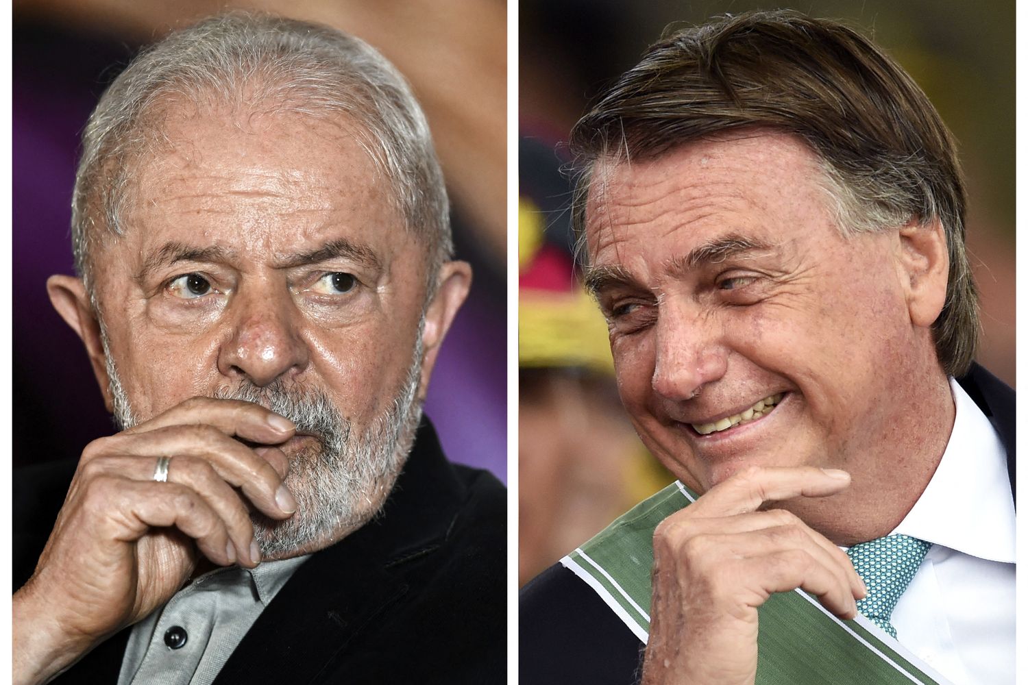 Lula e Jair Bolsonaro
