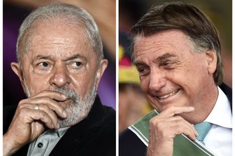 Lula (a sinistra) e Jair Bolsonaro