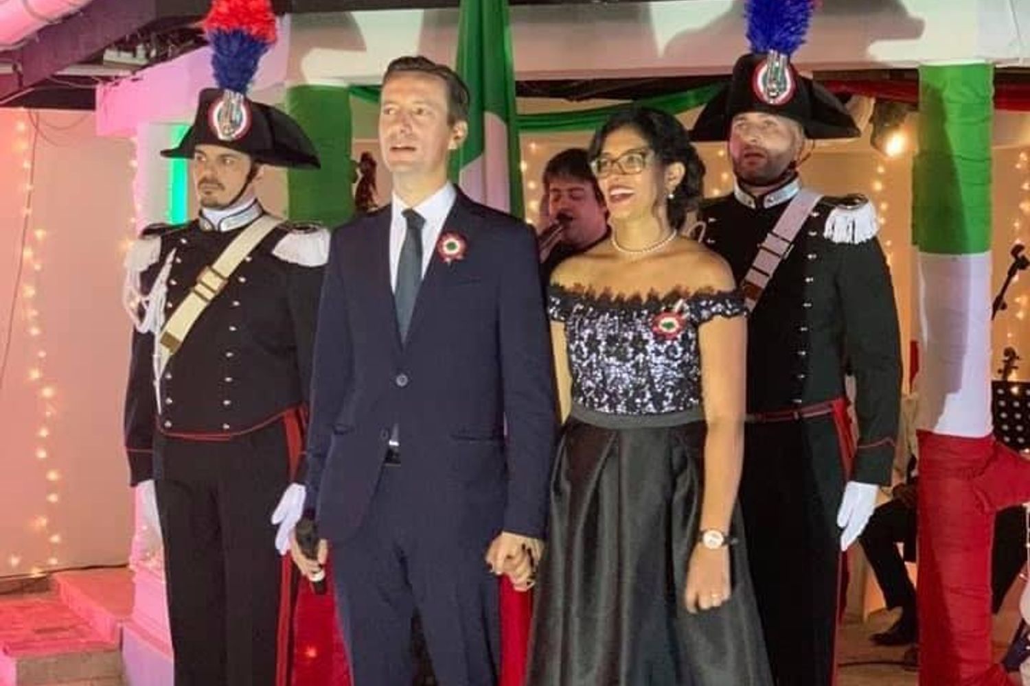 Luca Attanasio e Zakia Seddiki