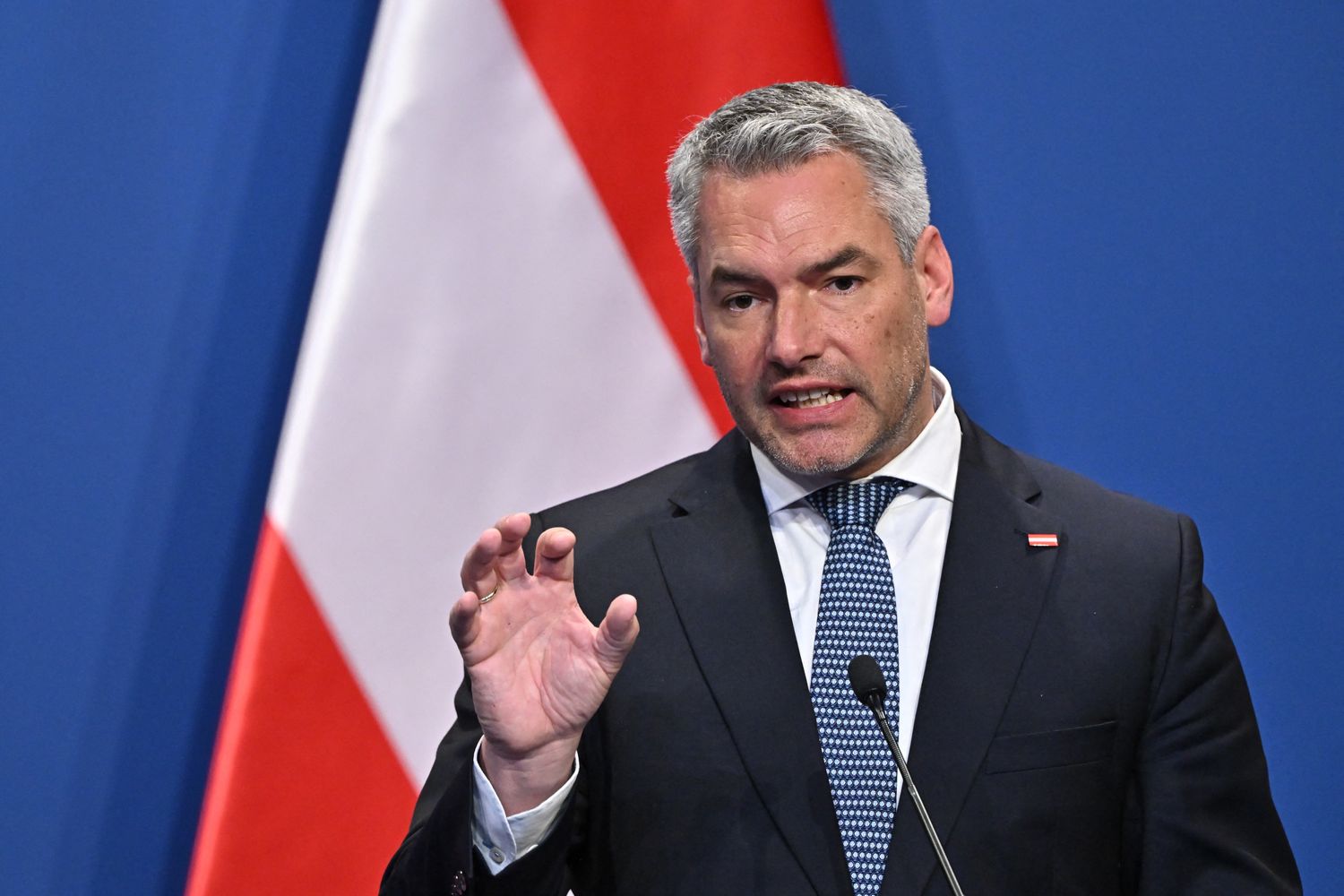 Il Cancelliere austriaco Karl Nehammer &nbsp;