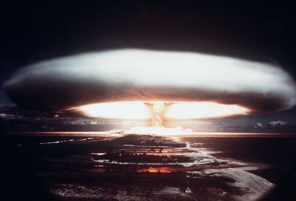 Un test nucleare americano su Mururoa