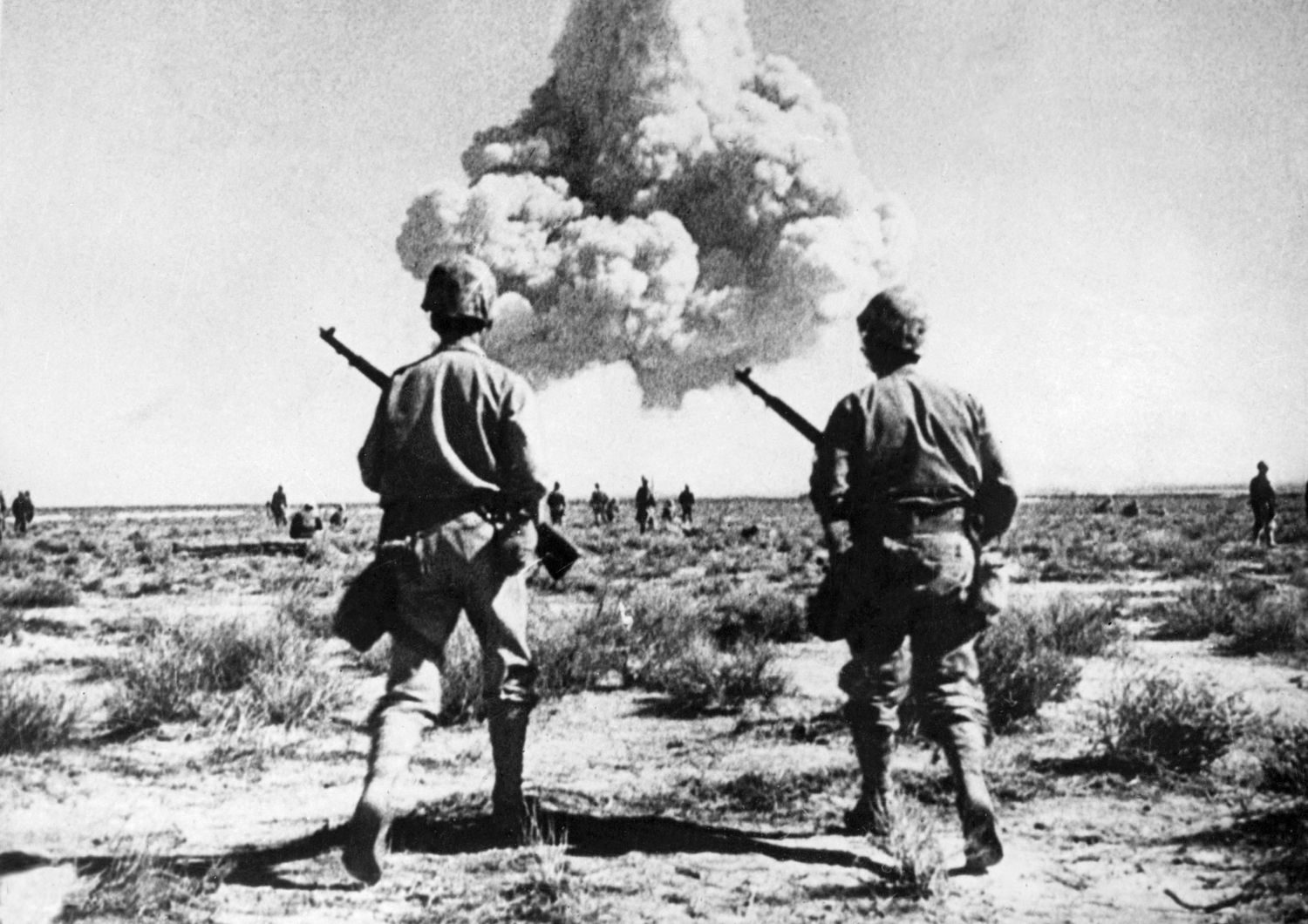 Un test nucleare americano nel deserto di Yucca