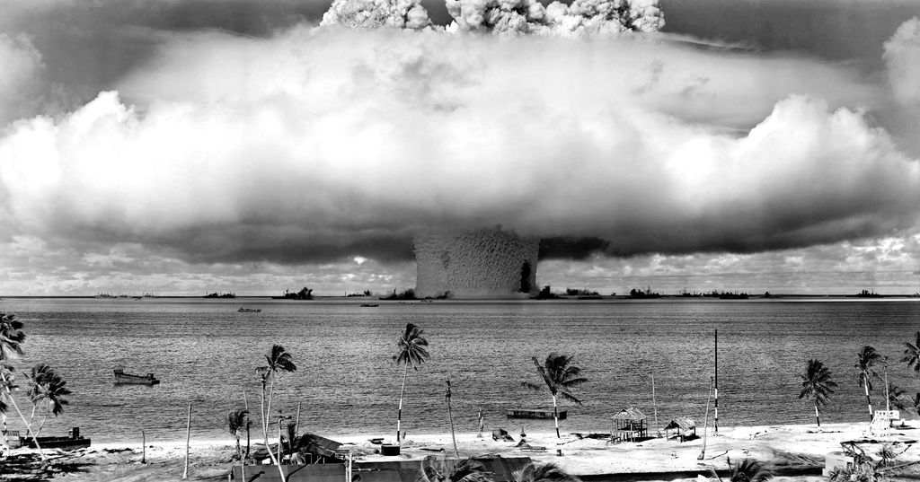 Il test atomico sull'atollo di Bikini