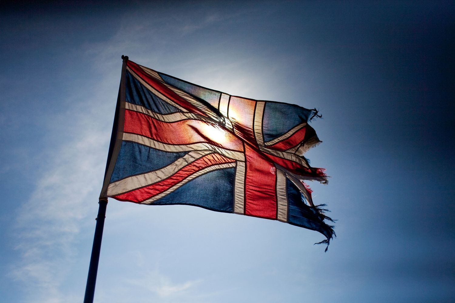 La bandiera del Regno Unito