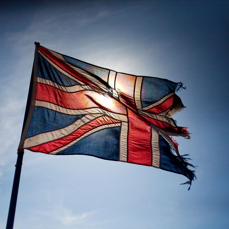 La bandiera del Regno Unito