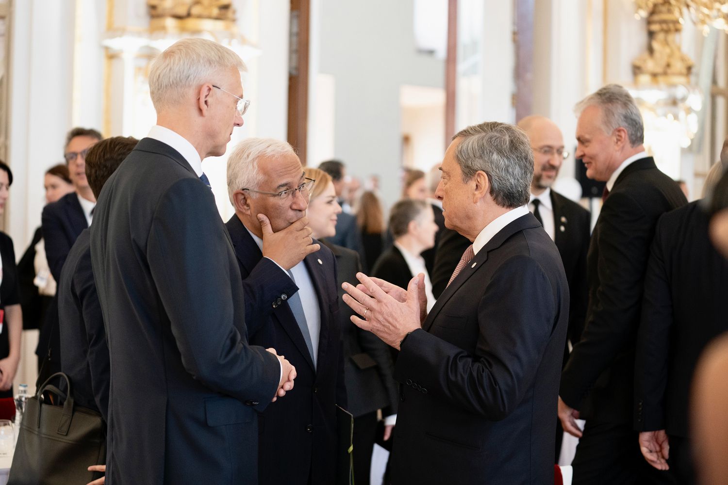 Il presidente del Consiglio, Mario Draghi, al Vertice della Comunit&agrave; Politica Europea&nbsp;