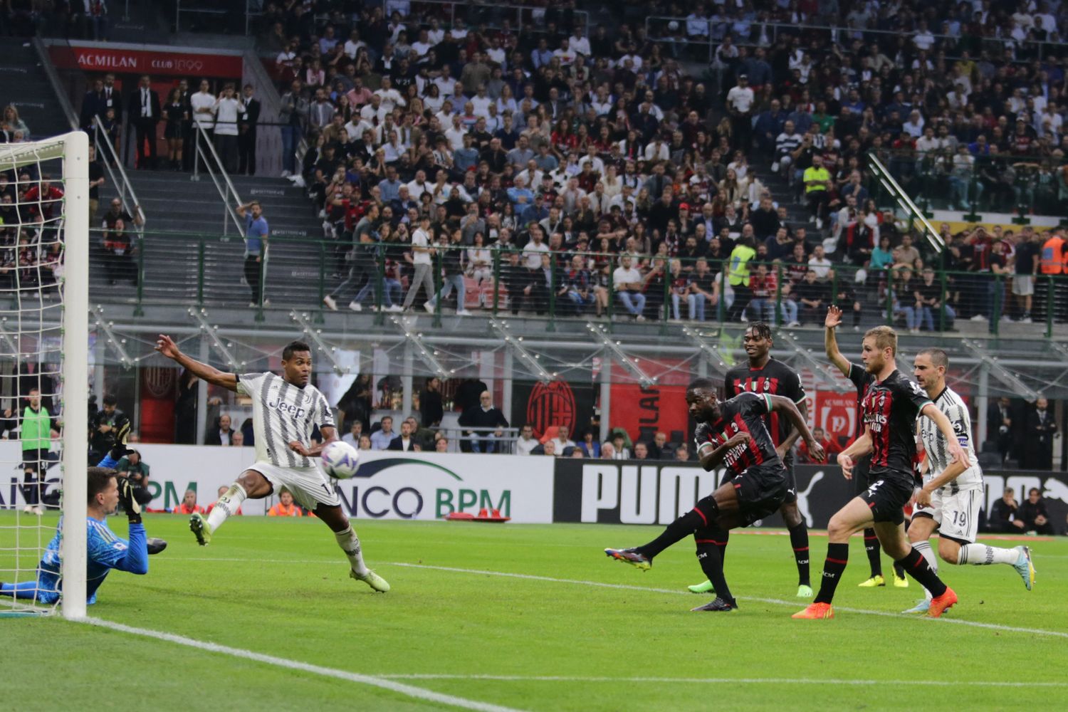 Gol di Tomori, Milan-Juve