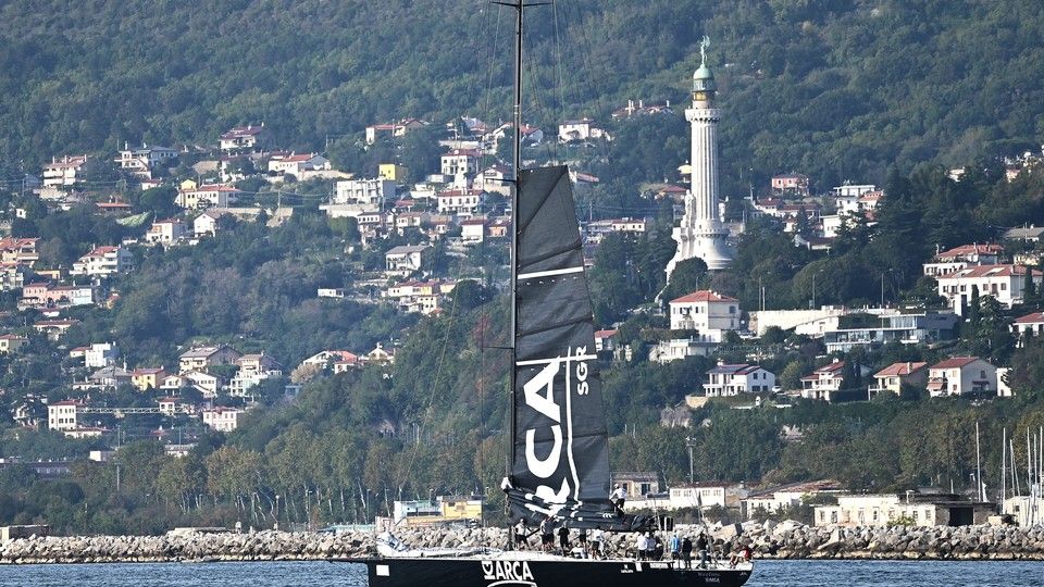 La barca italiana Arca alla Barcolana