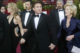 Sean Penn e la madre&nbsp;Eileen Ryan