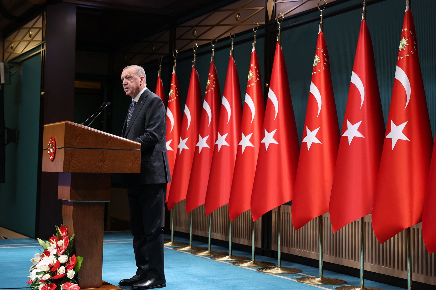 Il presidente della Turchia Erdogan&nbsp;