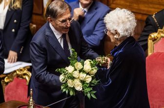 Ignazio La Russa e Liliana Segre