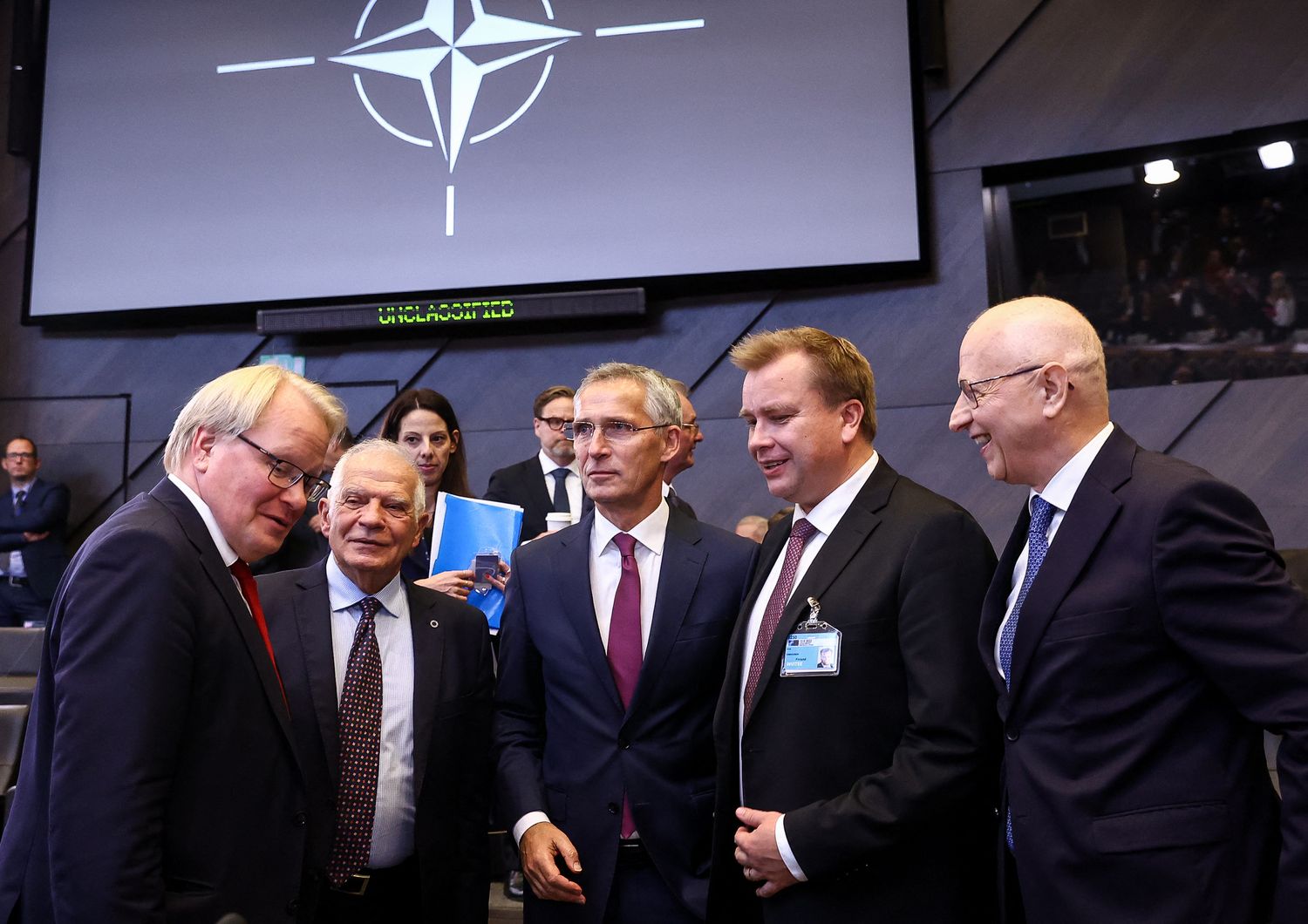 La riunione dei ministri della Difesa presso la sede della Nato&nbsp;