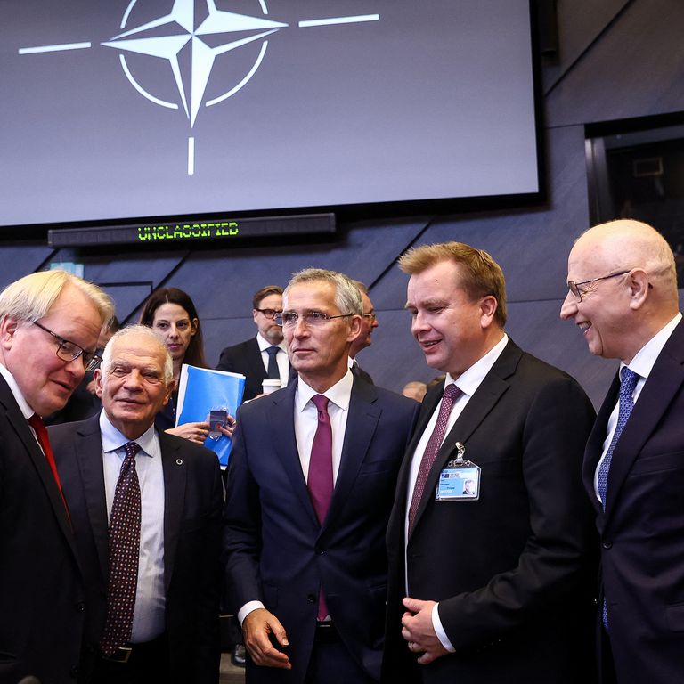 La riunione dei ministri della Difesa presso la sede della Nato&nbsp;