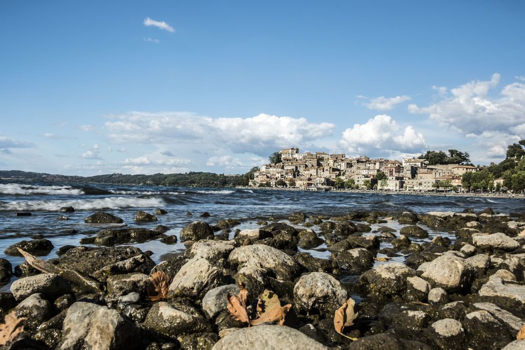 Anguillara Sabazia sul lago di Bracciano&nbsp;