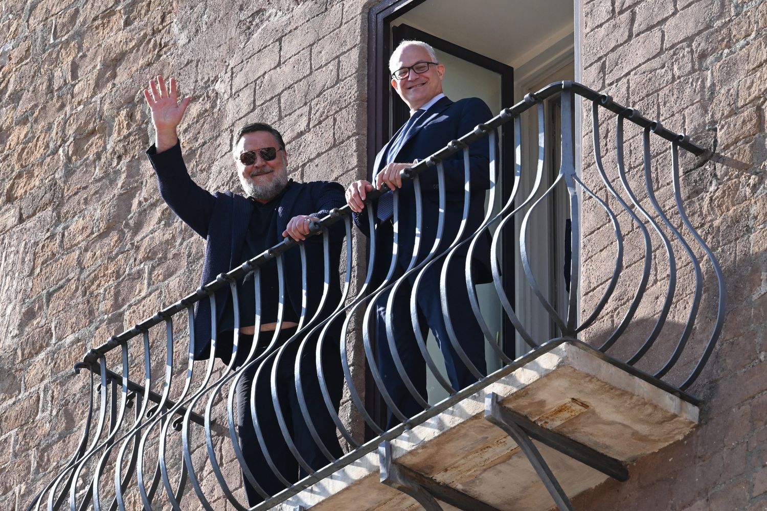 Russell Crowe e Roberto Gualtieri&nbsp;