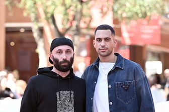 Mahmood e il regista&nbsp;Giorgio Testi