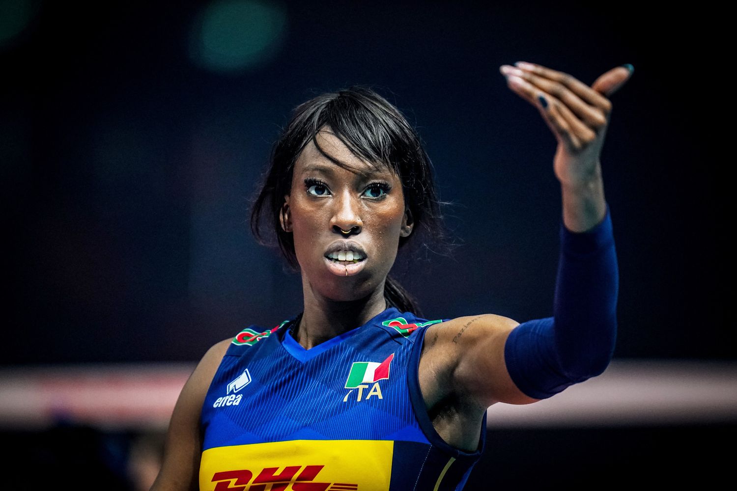 Paola Egonu in maglia azzurra