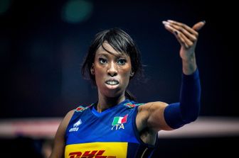 Paola Egonu in maglia azzurra