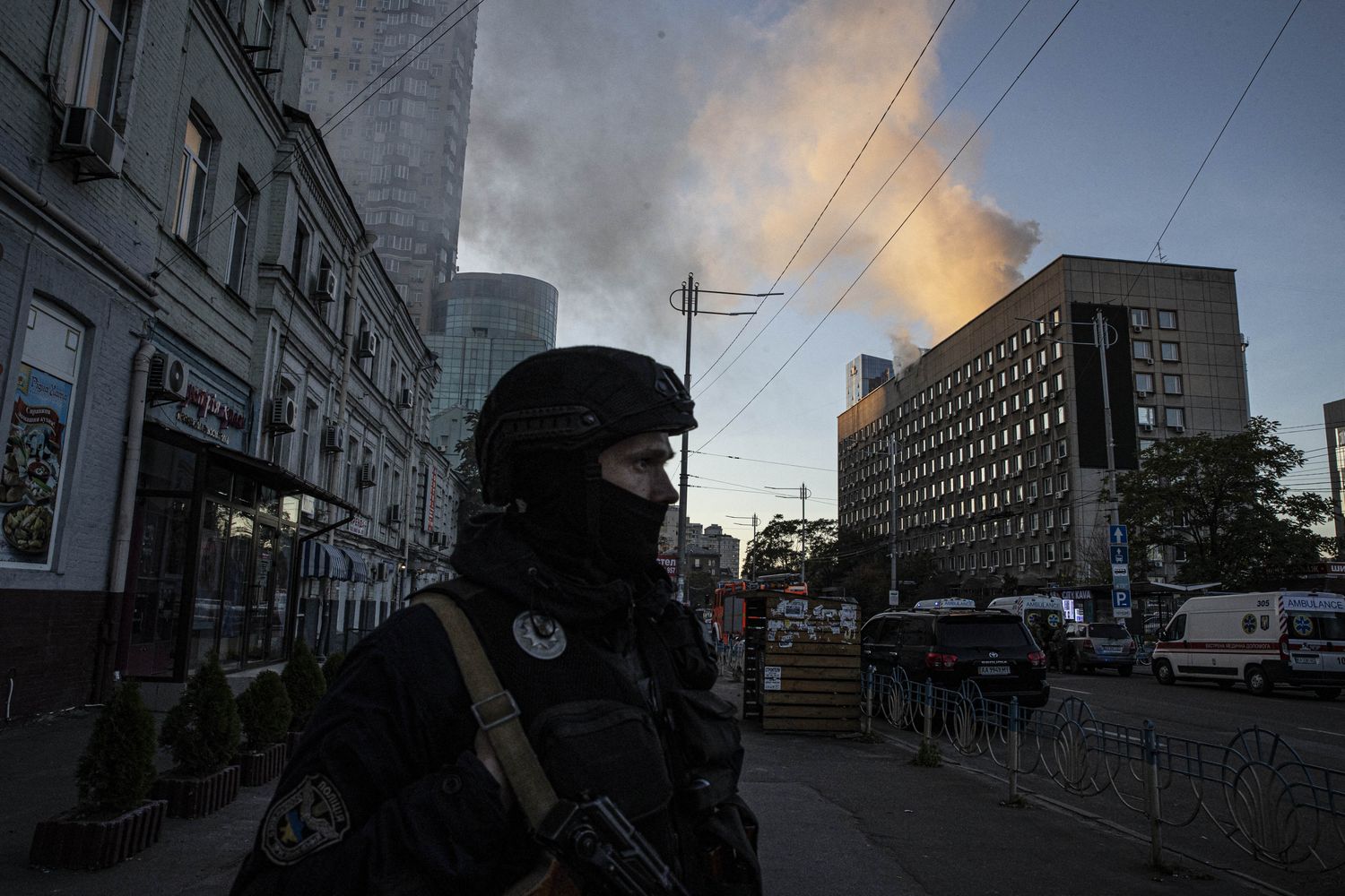 Bombardamenti a Kiev&nbsp;